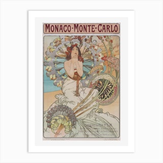 Monaco Monte Carlo Art Print