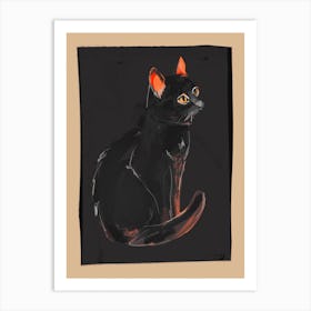 Cat 10 Art Print