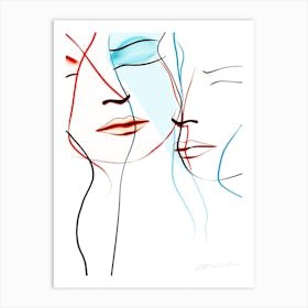 Hidden Love - Love At First Sight Art Print