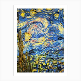 Starry Night 212 Art Print