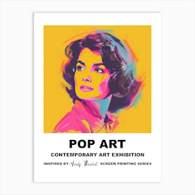 Jackie Pop Art 2 Art Print