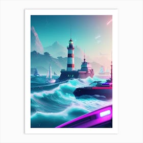 Ocean Storm Art Print