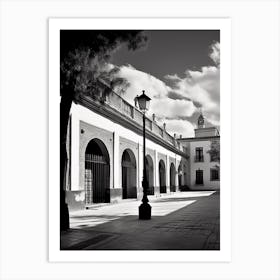 Alcala De Henares, Spain, Black And White Analogue Photography 3 Art Print