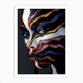 "Artistic Makeup: Pure Colors Photo" Art Print