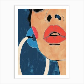 Hoop Earrings 1 Art Print