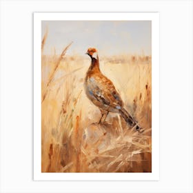 Bird Painting Pheasant 3 Art Print