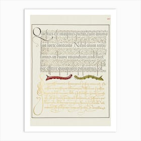 Caterpillars From Mira Calligraphiae Monumenta, Joris Hoefnagel (2) Art Print