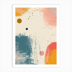 Twilight Prism Of Jet Age Echoes Mid Century Style Art Print