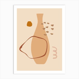 Vase With Some Seeds Art Print