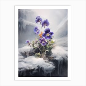 Beautiful Winter Flowers 50 Art Print