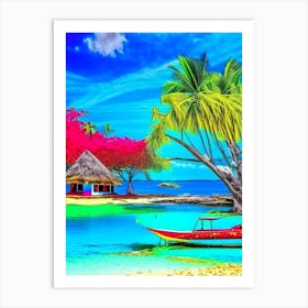 Ile Aux Nattes Madagascar Pop Art Photography Tropical Destination Art Print