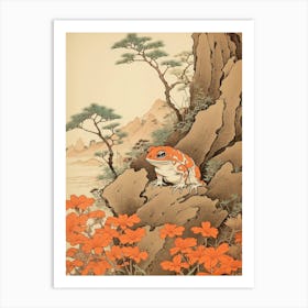 Vintage Japanese Toad 6 Art Print