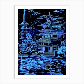 Asian Pagoda 5 Art Print