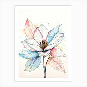 Lotus Flower 4 Art Print