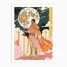 Galactic Spiritual Man Art Print