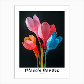 Bright Inflatable Flowers Poster Cyclamen 2 Art Print
