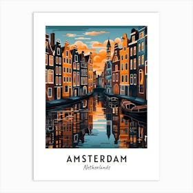 Amsterdam Netherlands Travel Art Print