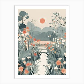 Field Of Flowers 4 Art Print