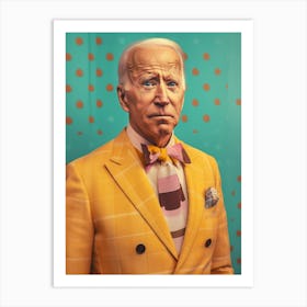 Joe Biden Fashion Art Art Print