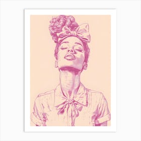 Portrait Of A Woman 29 Art Print