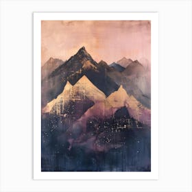 Mountain Range 5 Art Print