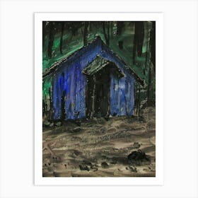 Shack In The Woods Art Print