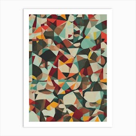 Abstract Geometric Pattern 7 Art Print