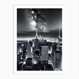 New York City Skyline 36 Art Print
