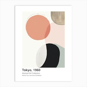World Tour Exhibition, Abstract Art, Tokyo, 1960 11 Art Print