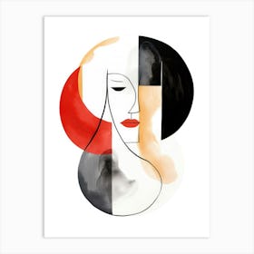 Abstract Of A Woman 20 Art Print