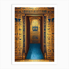 Egyptian Door Art Print