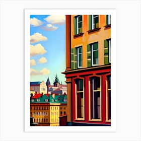 Prague Cityscape 1 Art Print