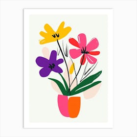 Flowers In A Vase 43 Art Print