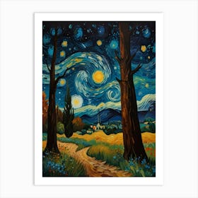 Starry Night 32 Art Print