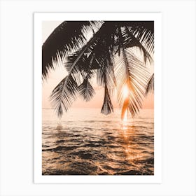 Sunset Palms Art Print