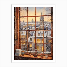 Winter Cityscape York United Kingdom 2 Art Print