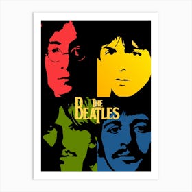 Beatles colorful Art Print
