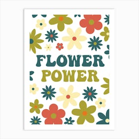 Flower Power Nature Art Print