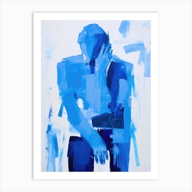 'Blue Man' 1 Art Print