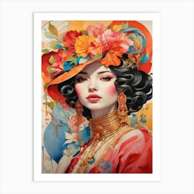 Asian Woman 2 Art Print