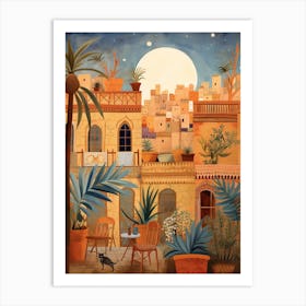 Cairo Egypt 3 Illustration Art Print