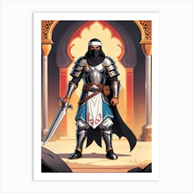 Medieval Warrior Art Print