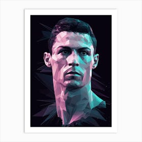 Cristiano Ronaldo Portrait Art Print