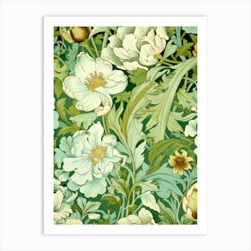 Wallpaper Floral Pattern 2 Art Print