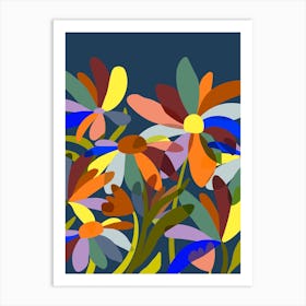 Autumn Flowers Iamfy3 Art Print