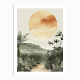 Jungle Landscape Art Print