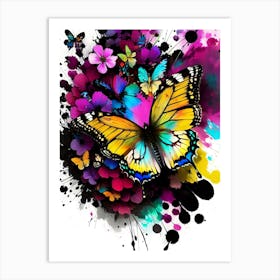 Colorful Butterfly 105 Art Print