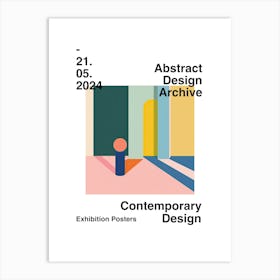 Abstract Design Archive Poster 26 Art Print