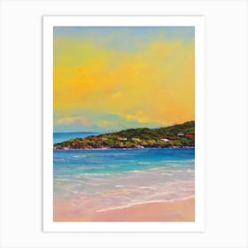 Magens Bay Beach, Us Virgin Islands Bright Abstract Art Print