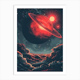 Saturn 6 Art Print